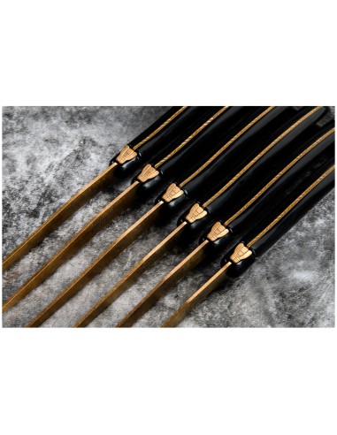 Set 6 coltelli bistecca Prestige Line - copper...