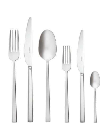 Rock Antique set posate pz.36 in acciaio inossidabile