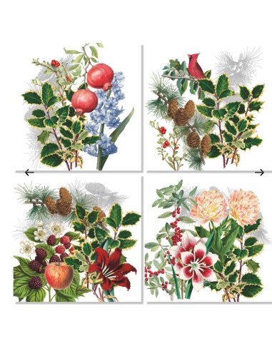 Set di 4 tovagliette Natalia 100% lino