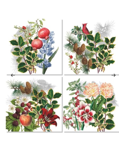 Set di 4 tovagliette Natalia 100% lino