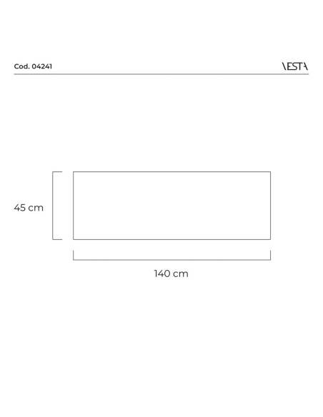 Runner piccolo Decor Modern antimacchia e antigoccia cm.140x45