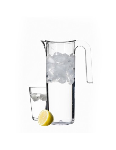 Caraffa Flow trasparente lt.5 con coperchio