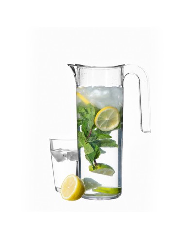 Caraffa Flow trasparente lt.5 con coperchio