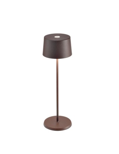 Lampada da tavolo Olivia a batteria, portatile...