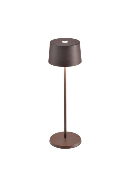 Lampada da tavolo Olivia a batteria, portatile e ricaricabile