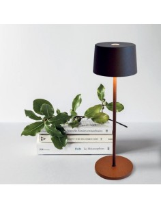 Lampada da tavolo Olivia a batteria, portatile e... 2