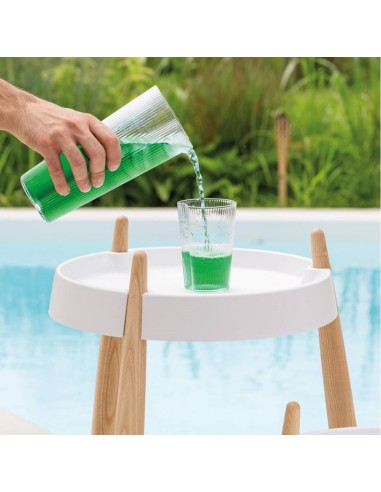 Handy caraffa trasparente in vetro borosilicato...