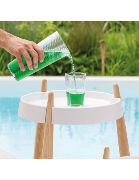 Handy caraffa trasparente in vetro borosilicato lt.1