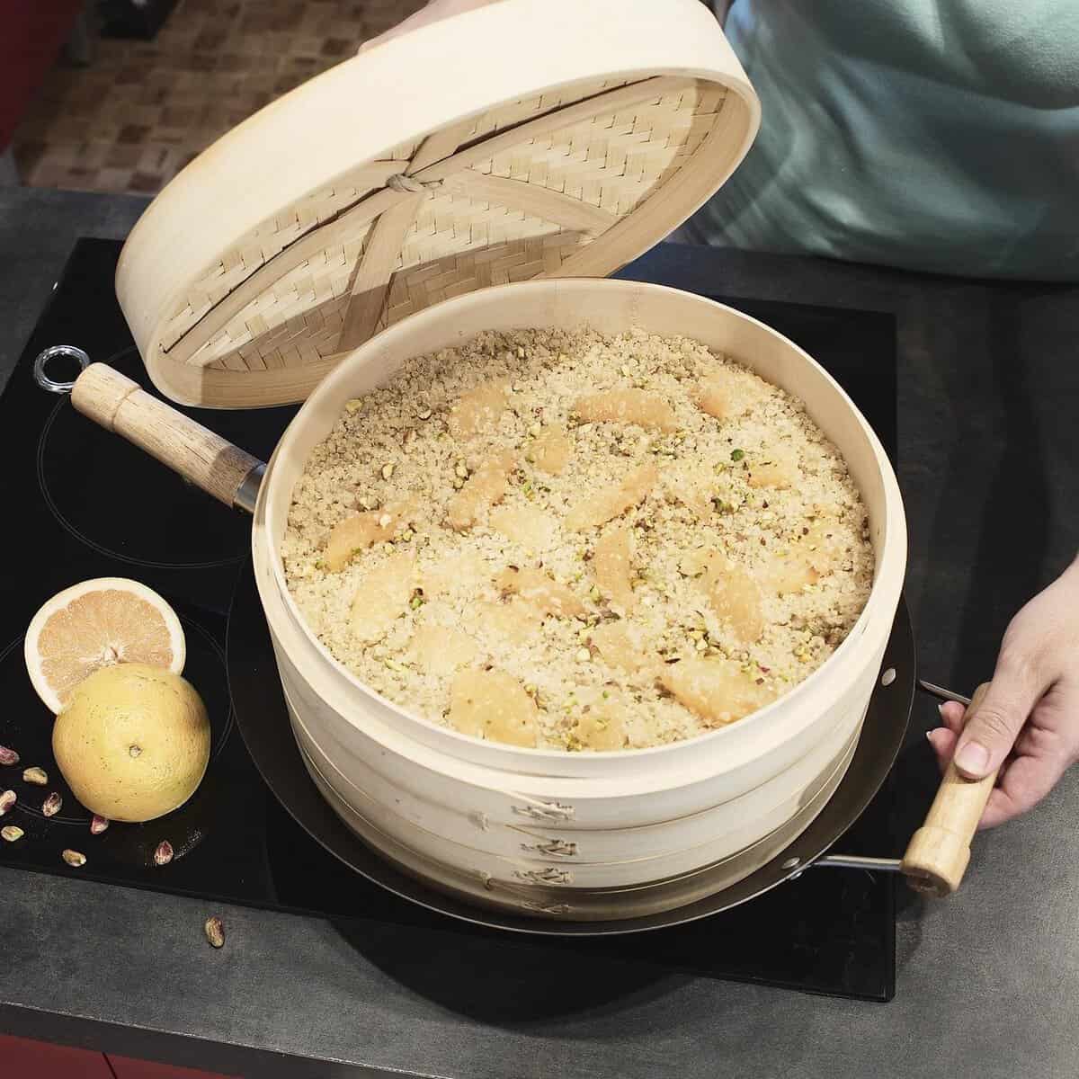 Cuocivapore bambù cm.20 Paderno