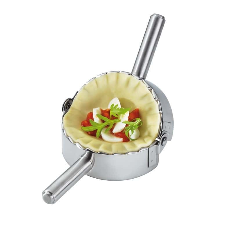 Stampo per ravioli a mezzaluna in acciaio inox ø 10