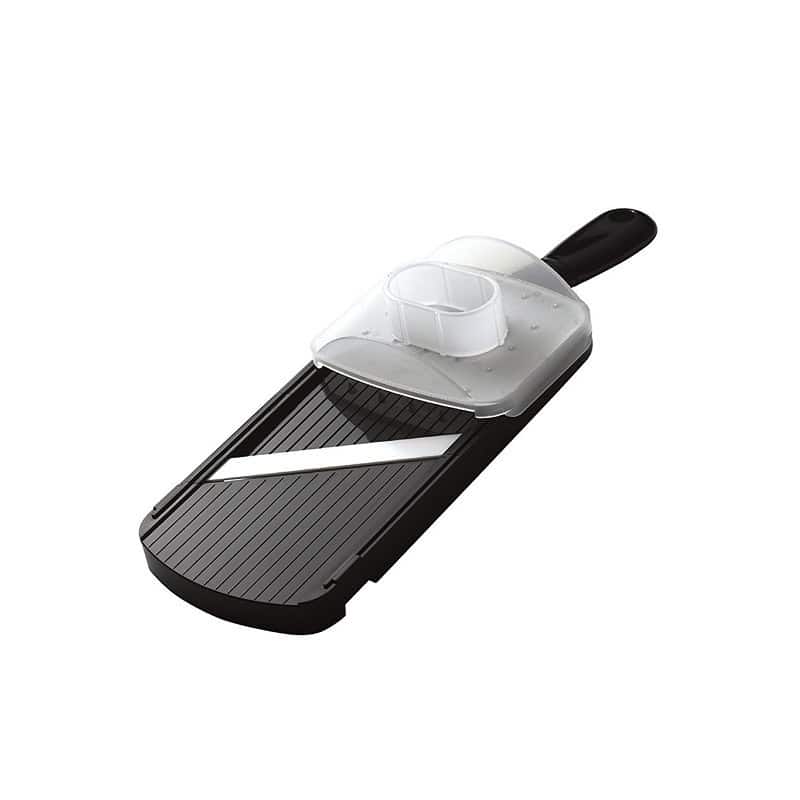 Mandolina nera con lama ceramica cm.8 di Kyocera con salvadita