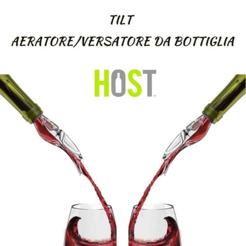 Tappo aeratore per ossigenare il vino direttamente dalla bottiglia