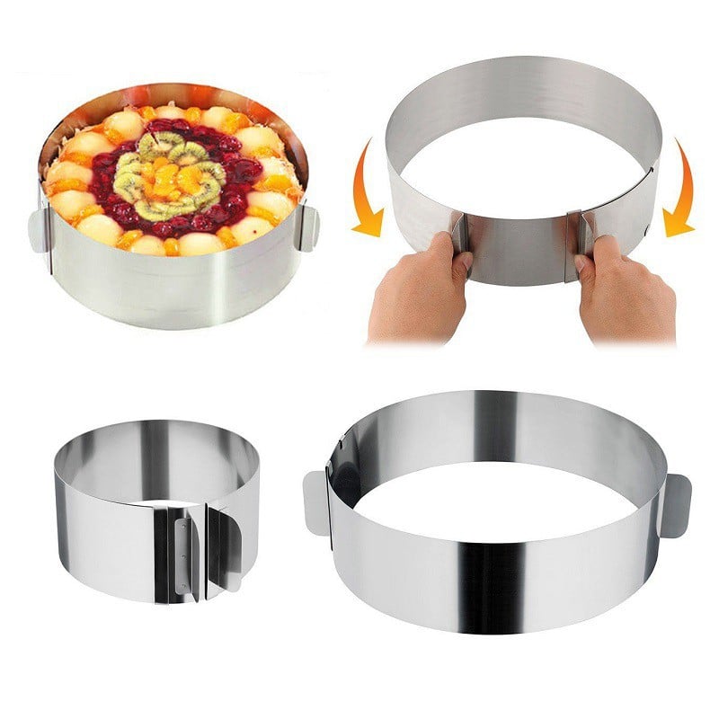 Anello a diametro variabile da 16 a 30 cm , in acciaio inox - Gefu