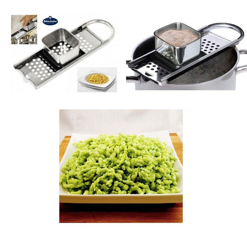 Macchina per Spatzle e gnocchetti tirolesi in acciaio inox cm.32
