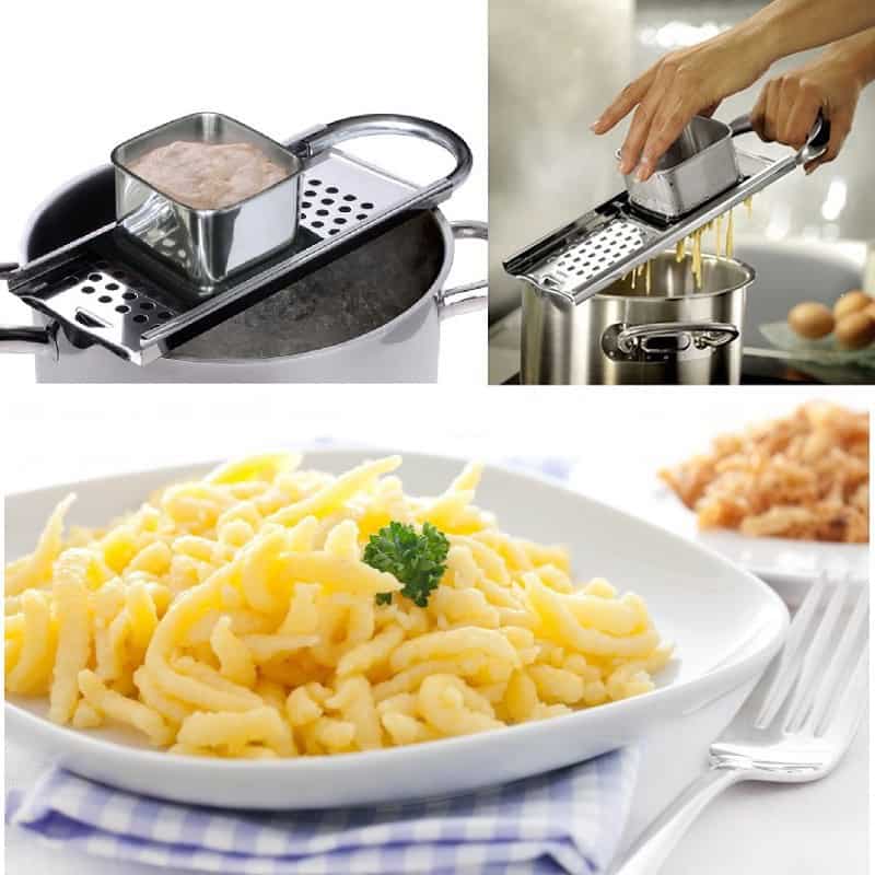 Macchina per Spatzle e gnocchetti tirolesi in acciaio inox cm.32
