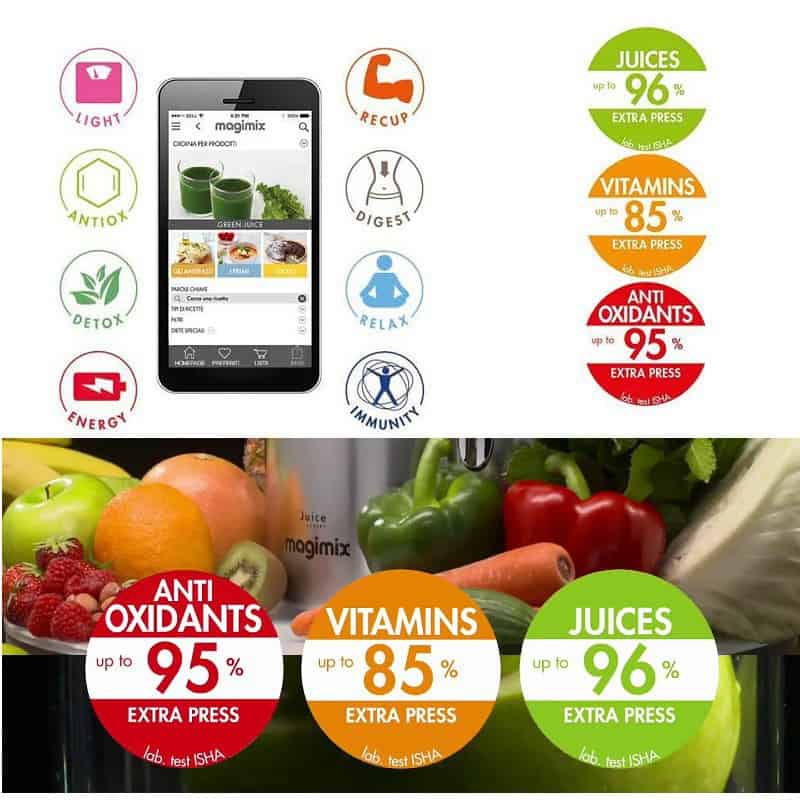 Accessorio estrattore succhi e smoothies per robot Magimix