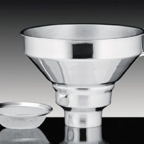 Imbuto in acciaio inox con filtro per marmellate