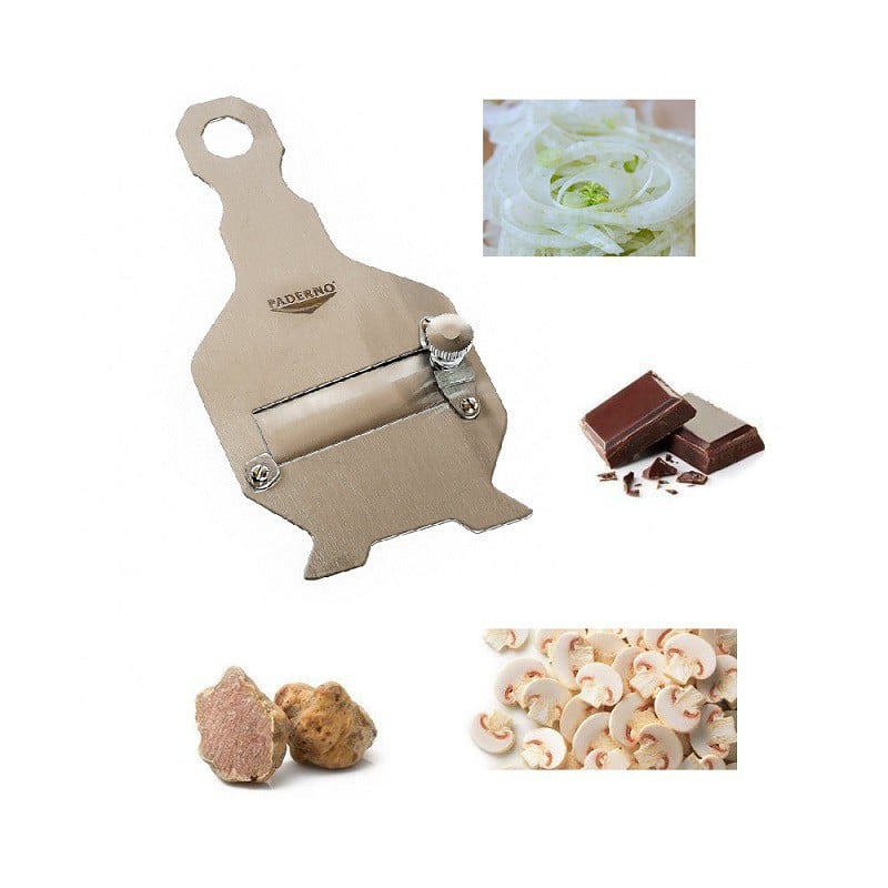 Affetta tartufi in acciaio inox Paderno