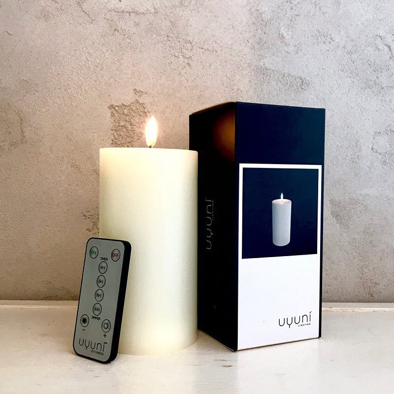 Candele e T-Light a led Uyuni senza fiamma,no fumo , non colano