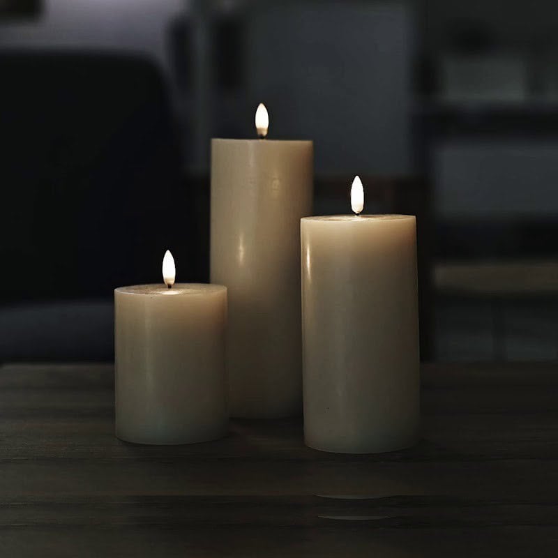 Candele e T-Light a led Uyuni senza fiamma,no fumo , non colano