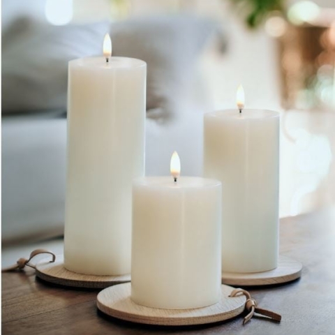 Candele e T-Light a led Uyuni senza fiamma,no fumo , non colano