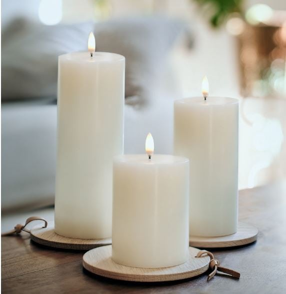 Candele e T-Light a led Uyuni senza fiamma,no fumo , non colano