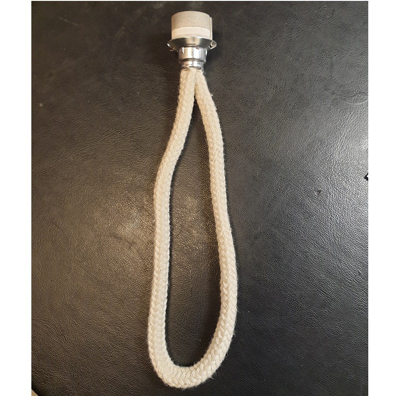 Pietra con stoppino per lampada catalitica