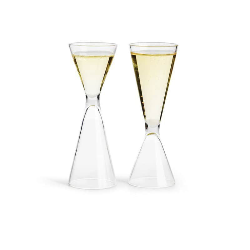 Set 6 bicchierini liquore a 2 capacità