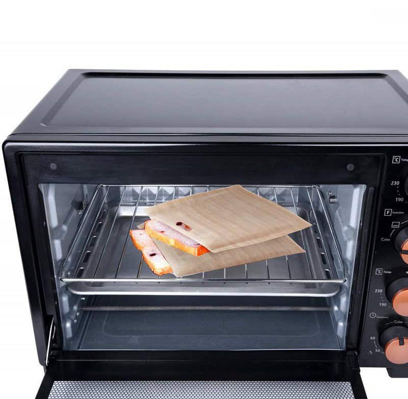 Set 3 sacchetti per toast e panini , antiaderenti , riutilizzabili