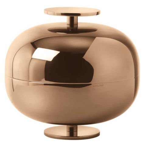 Coppa doppia con piede in acciaio DESIGN Gio' Ponti by Sambonet