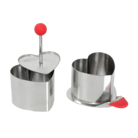 Coppapasta formina cuore con espulsore pz.4 Lee Yuen