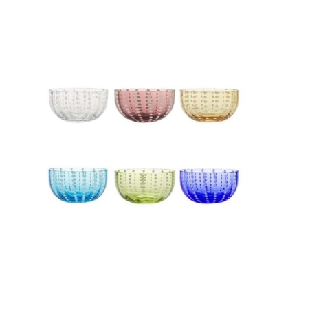 Coppette Perle pz.6 assortite design Federico De Majo Zafferano