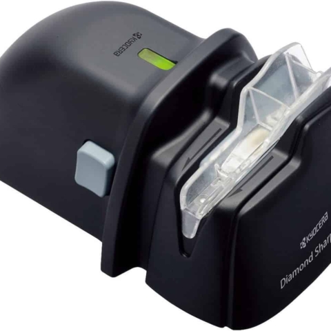 Affilacoltelli elettrico con lama di diamante per lame in acciaio e ceramica Kyocera