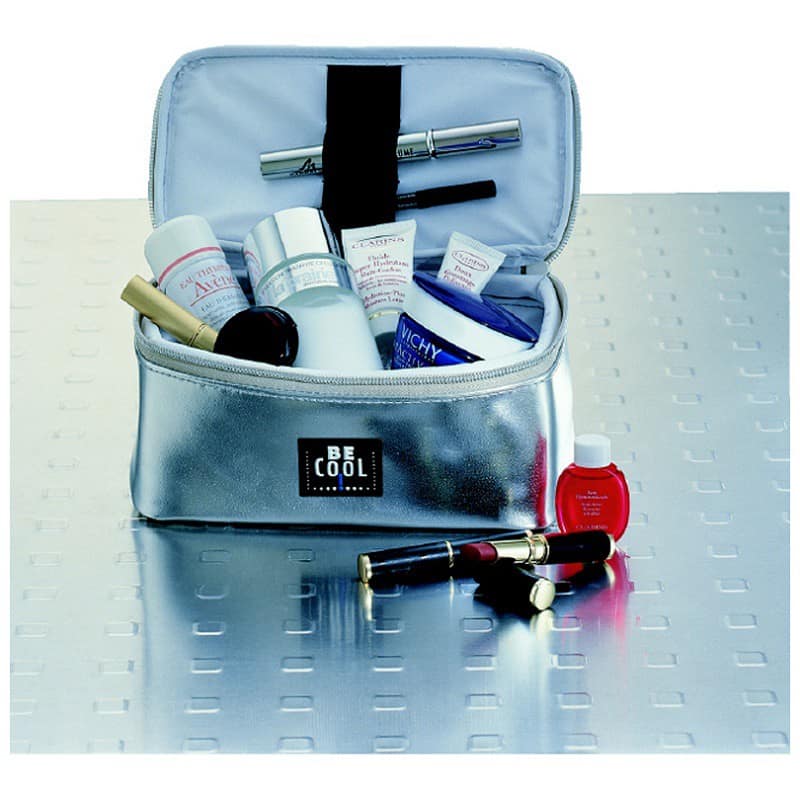 Mini borse termiche per cosmetici e medicinali color argento Be Cool