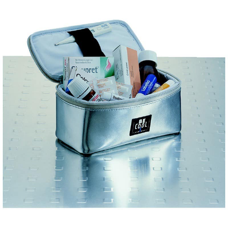 Mini borse termiche per cosmetici e medicinali color argento Be Cool - immagine 2