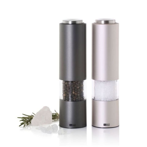 Macinapepe/sale/spezie elettrico con macina ceramica e luce a led