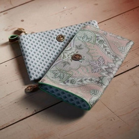 Bustina da bagno pochette e da borsetta in ecopelle con cerniera serie Kyoto Pip Studio