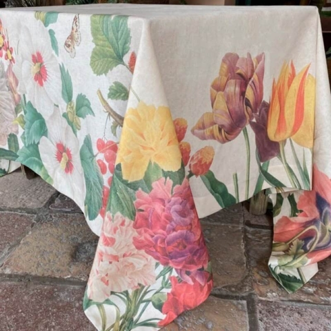 Tovaglia - copritavolo Garden Eden 180x270-100% puro lino
