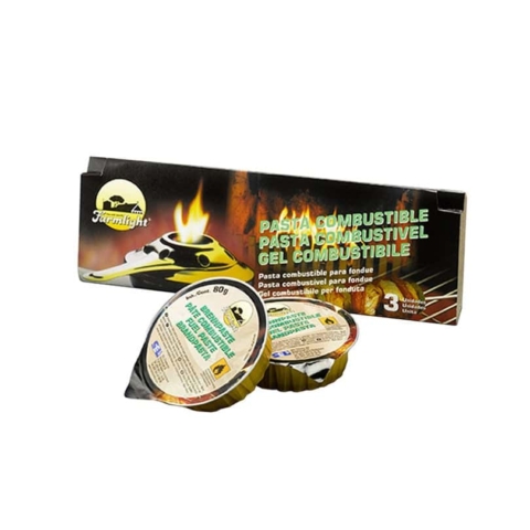 Gel pasta combustibile per fonduta pz.3