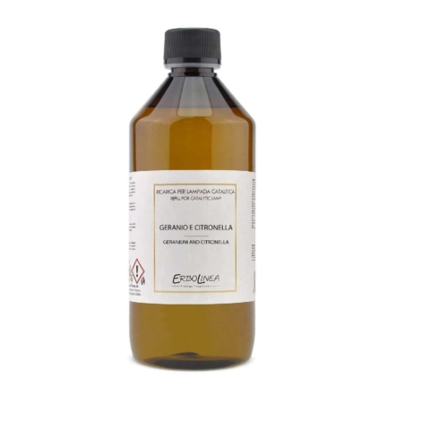 Ricarica catalitica al geranio e citronella Erbolinea Fragrances antiodori e antizanzare
