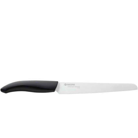 KYOCERA coltello slicing in ceramica con lama micro seghettata FK181WHBK