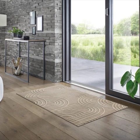 Tappeti "Sabbia" ovale e rettangolare, interno/esterno di Kleen Tex - Wash&Dry
