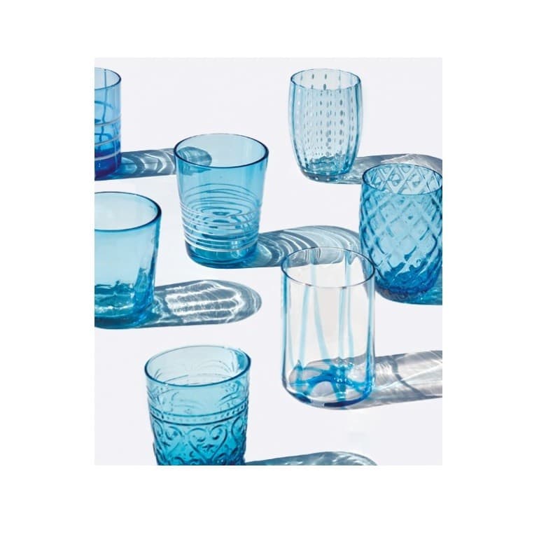 Tumbler pz.6 Melting Pot bicchieri assortiti design Federico De Majo Zafferano - immagine 8