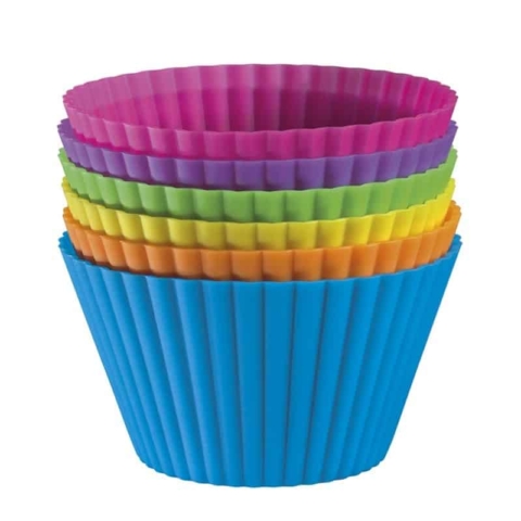 Stampi per muffin e mini muffin pz.6 in silicone Kuchenprofi