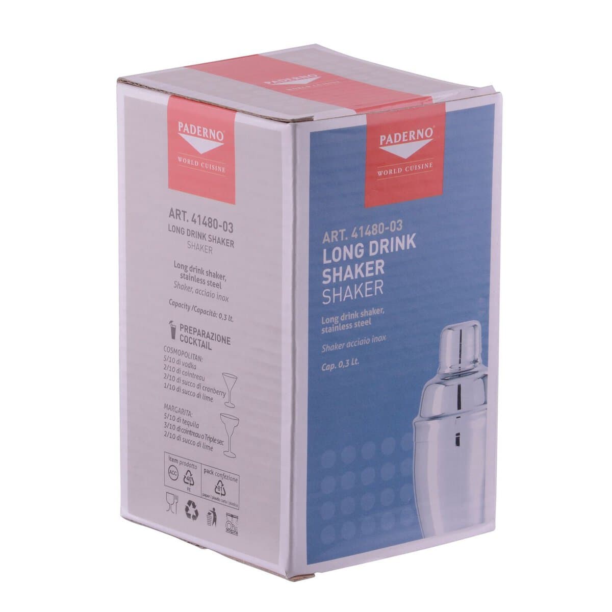 Shaker in acciaio inox Paderno Sambonet - immagine 4
