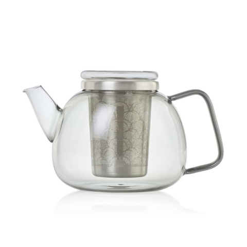 Teiera Yuna lt.1,2 con infusore in vetro borosilicato e acciaio ADHOC