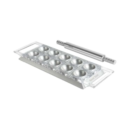 Ravioli tablet set per 10 ravioli con mattarello Marcato