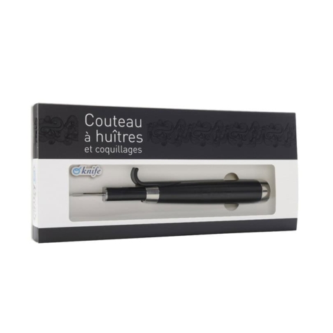 Coltello apriostriche a percussione meccanica O' Knife nero Novac