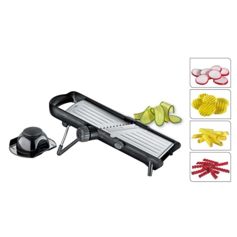Affettaverdure mandolina in acciaio regolabile 4 tagli Compact