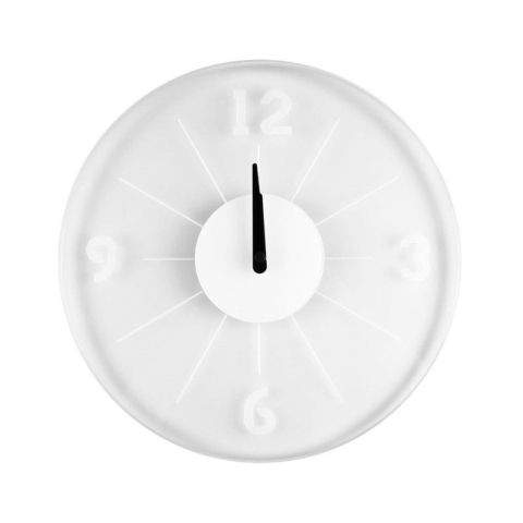 Orologio Focus in cristallo acrilico Vesta